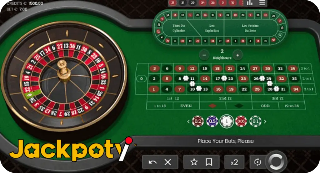 Jackpoty European Roulette