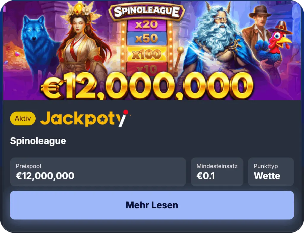 Jackpoty Spinoleague